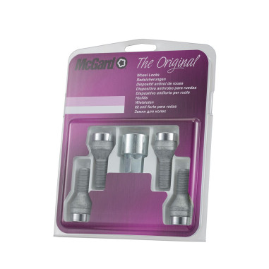 4 VIS ANTIVOL SU MCGARD M14X1.25/ 60°/ LONG. 28.2MM/ Ø17MM