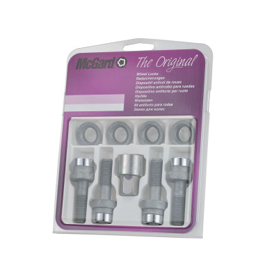 4 VIS DECALEES SU MCGARD M12X1.25/ 60°/ LONG. 30MM/ Ø17MM
