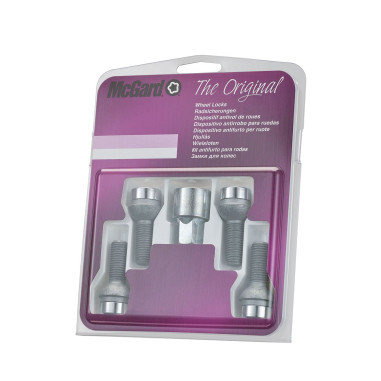 4 VIS ANTIVOL SU MCGARD M14X1.5/ R13/ LONG. 26.7MM/ Ø17MM