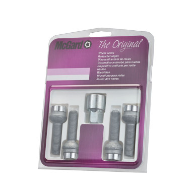 4 VIS ANTIVOL SU MCGARD M12X1.5/ R12/ LONG. 39.9MM/ Ø17MM