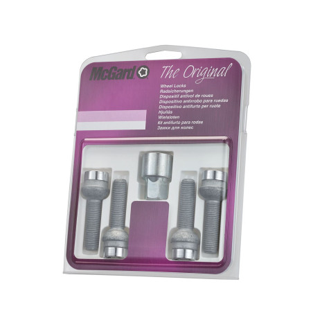4 VIS ANTIVOL SU MCGARD M12X1.5/ R12/ LONG. 39.9MM/ Ø17MM
