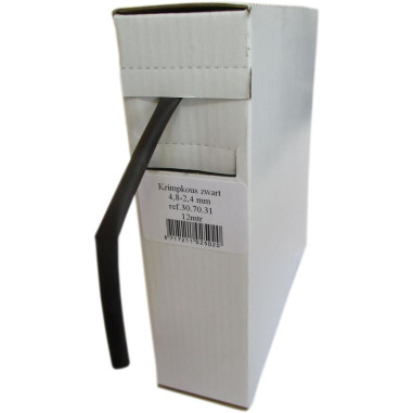 ROULEAU GAINE THERMO-RÉTRACTABLE 4.8-2.4MM 1 METRE