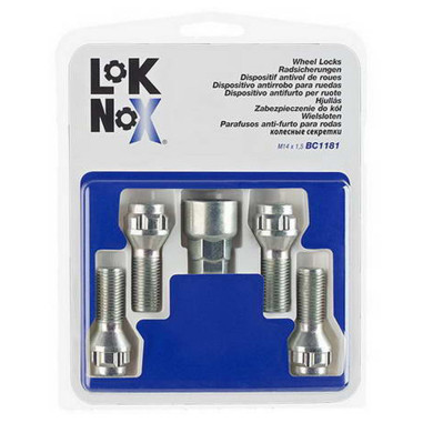 4 VIS ANTIVOL LOKNOX M14X1.5/ 60°/ LONG. 30MM/ Ø17/19MM