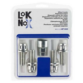 4 VIS ANTIVOL LOKNOX M12X1.25/ PLAT/ LONG. 35.3MM/ Ø17/19MM 2