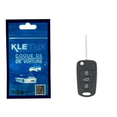 COQUE CLE ADAPTABLE KIA 3 BOUTONS LAME FRAISEE RETRACTABLE 7MM