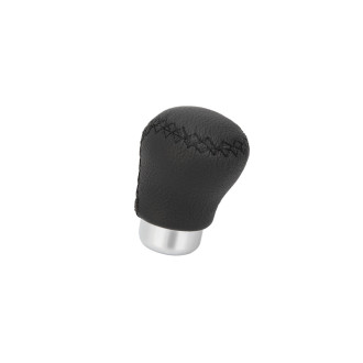 POMMEAU CUIR NOIR (AVEC BAGUE DE MARCHE AR)