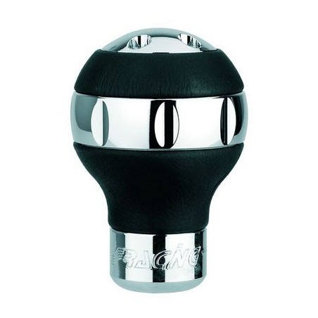 POMMEAU WINNER CHROME CUIR NOIR 