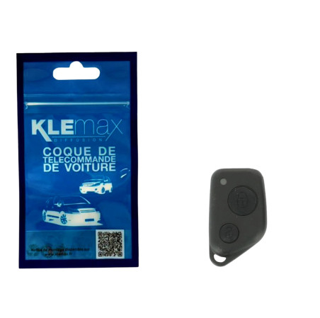 COQUE CLE ADAPTABLE PSA 2 BOUTONS LAME CRANTEE FIXE