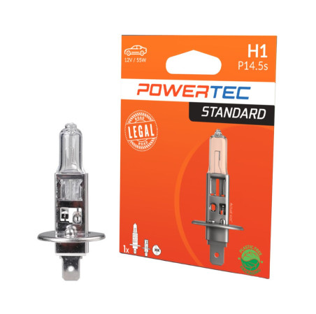 AMPOULE HALOGENE H1 X 1 (ECO PACKAGING) P14.5S 12V 55W MTECH
