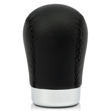 POMMEAU CUIR NOIR (AVEC BAGUE DE MARCHE AR) z
