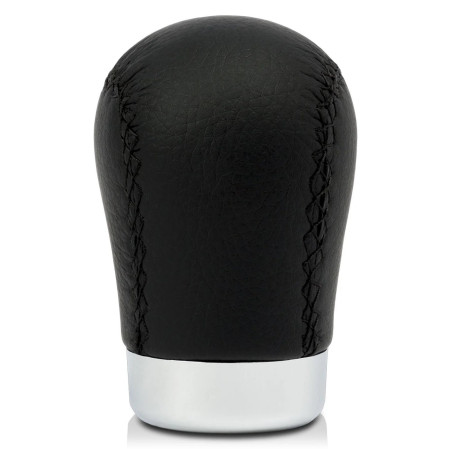 POMMEAU CUIR NOIR (AVEC BAGUE DE MARCHE AR) z
