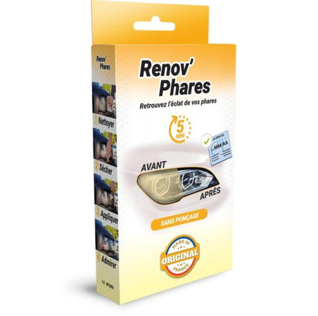 LINGETTES RENOV'PHARES POUR RENOVATION DES PHARES