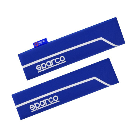 2 PROTEGES-CEINTURE SPARCO BLEU z