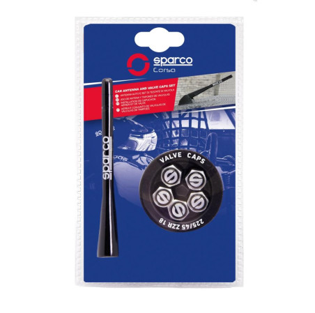 PACK ANTENNE +5 BOUCHONS DE VALVES SPARCO z