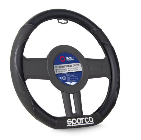 COUVRE VOLANT SPARCO AVEC MEPLAT POUR VW GOLF 7/ C1/ C3 II/ C4/DS4...