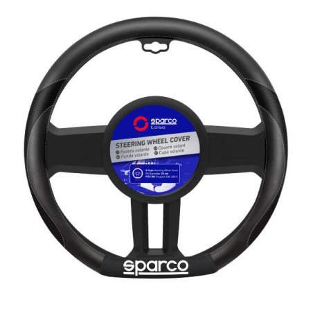 COUVRE VOLANT SPARCO AVEC MEPLAT POUR PEUGEOT 208/ 308 II