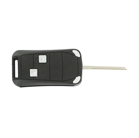 COQUE CLE ADAPTABLE TOYOTA 2 BOUTONS LAME CRANTEE RETRACTABLE