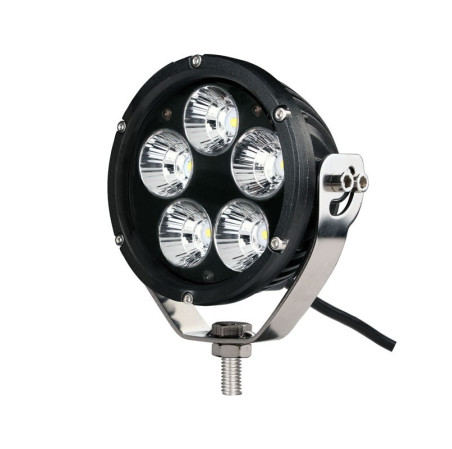 PROJECTEUR LONGUE PORTEE LED CREE ROND, 50W, NOIR 100mm