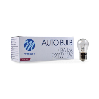 AMPOULE HALOGENE P21W BA15S 12V 21W (BOITE DE 10) MTECH 2