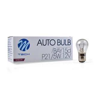 AMPOULE HALOGENE P21/5W BAY15D 12V 21/5W (BOITE DE 10) MTECH 2