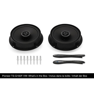 TS-Q160F-VW HP PIONEER 17CM SPECIFIQUE VW AUDI 