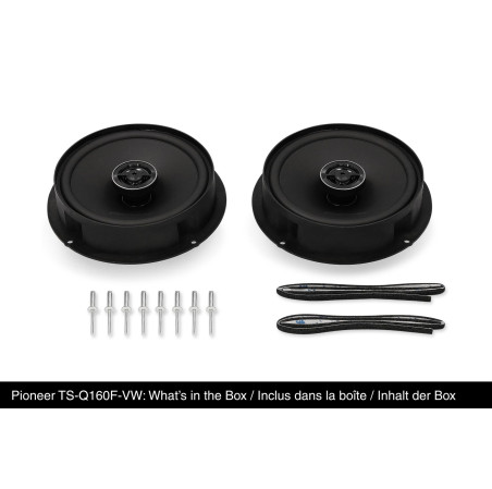 TS-Q160F-VW HP PIONEER 17CM SPECIFIQUE VW AUDI 