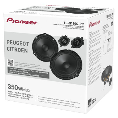 TS-Q160C-PC KIT ECLATE PIONEER 17CM SPECIFIQUE PEUGEOT CITROEN OPEL