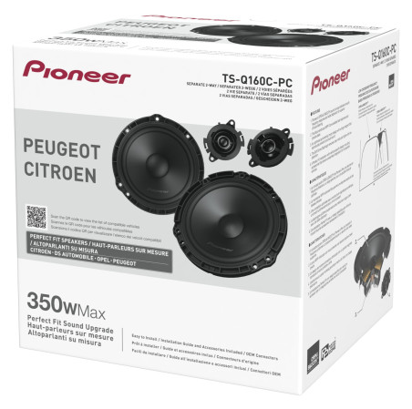 TS-Q160C-PC KIT ECLATE PIONEER 17CM SPECIFIQUE PEUGEOT CITROEN OPEL
