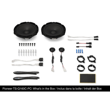 TS-Q160C-PC KIT ECLATE PIONEER 17CM SPECIFIQUE PEUGEOT CITROEN OPEL