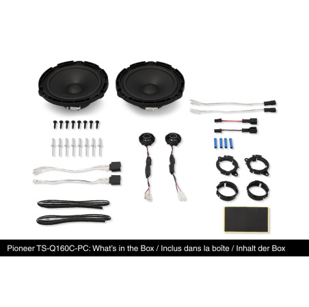TS-Q160C-PC KIT ECLATE PIONEER 17CM SPECIFIQUE PEUGEOT CITROEN OPEL