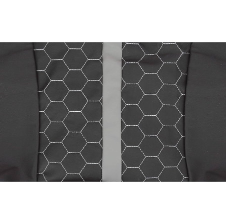 HOUSSE DE SIEGE MILAN 9 PCS NOIR pour 5 places