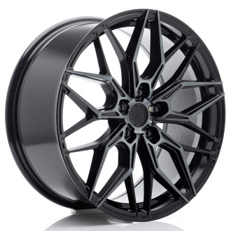 Lot de 4 jantes Japan Racing JR46 19x8,5 5x112 ET45 – Noir usiné face teintée
