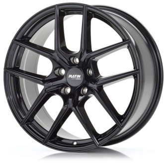 Lot de 4 jantes Platin P122 17x7 5x100 ET40 – Noir brillant