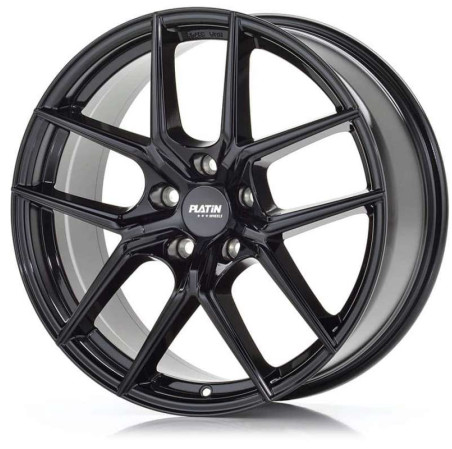 Lot de 4 jantes Platin P122 17x7 5x100 ET40 – Noir brillant