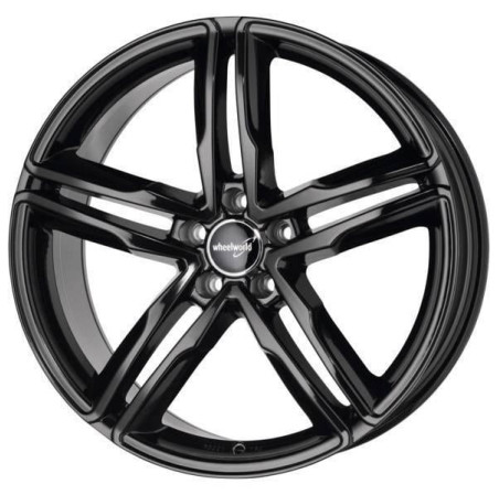 Lot de 4 jantes 2DRV WH11 19x8,5 5x112 ET45 – Face usinée noire, alésage 66,6 mm