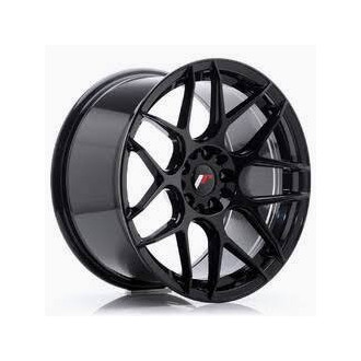 Lot de 4 jantes Japan Racing JR44 19x8,5 5x112 ET45 – Noir usiné avec face teintée, alésage 66,6 mm