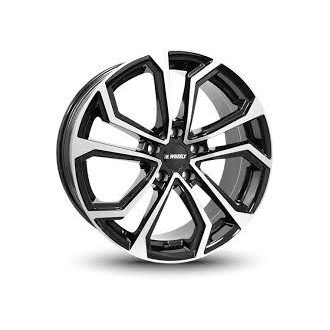 Lot de 4 jantes IT Wheels Ella 18x8 5x108 ET45 – Noir brillant face polie