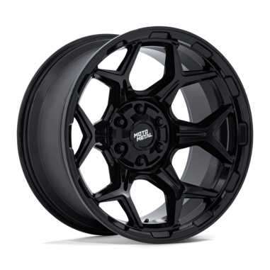 Lot de 4 jantes MOTO METAL MO815 Dux en 20x10 6X135 / 6X139,7 ET-18, finition gloss black.