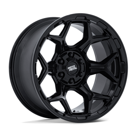 Lot de 4 jantes MOTO METAL MO815 Dux en 17x8,5 6X135 / 6X139,7 ET0, finition gloss black.