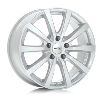 Lot de 4 jantes PLATIN P69 en 17x7 4X100 ET35, finition noir.