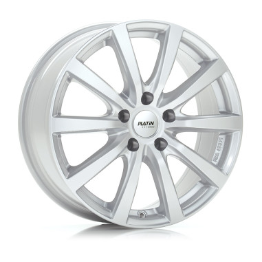 Lot de 4 jantes PLATIN P69 en 17x7 4X100 ET35, finition noir.