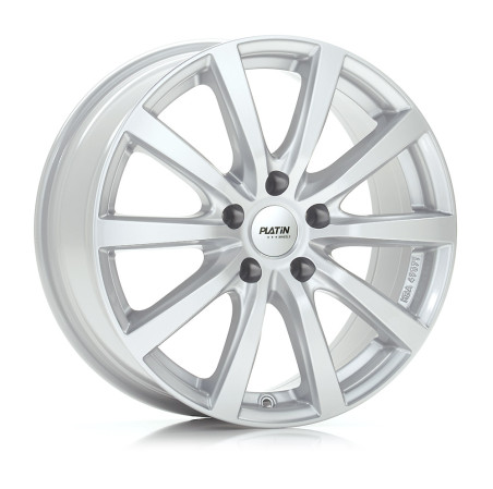 Lot de 4 jantes PLATIN P69 en 17x7 4X100 ET35, finition noir.