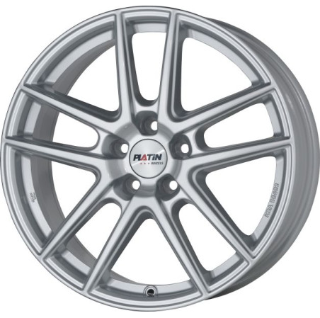 Lot de 4 jantes PLATIN P73 en 17x7,5 5X114,3 ET45, finition argent brillant.
