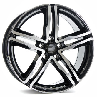 Lot de 4 jantes 2DRV WH11 en 18x8, entraxe 5X112, ET40, finition noir brillant. 2