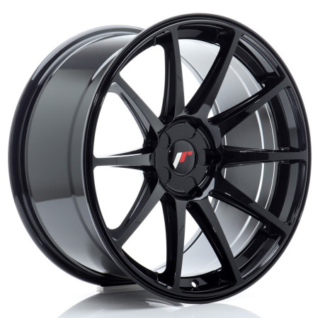 Lot de 4 jantes JAPAN RACING JR11 en 17x7, entraxe 5X100, ET40, finition noir brillant.