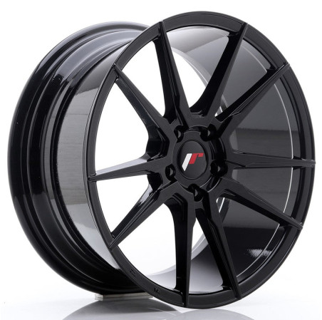 Lot de 4 jantes JAPAN RACING JR21 en 18x8, entraxe 5X108, ET35, finition noir.