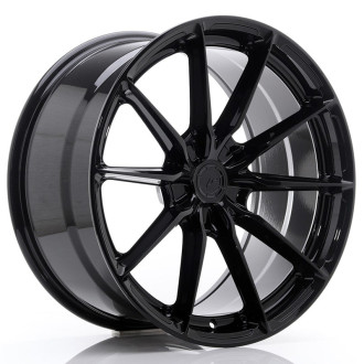 Lot de 4 jantes JAPAN RACING JR37 en 19x8,5, entraxe 5X112, ET45, finition noir brillant.