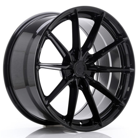 Lot de 4 jantes JAPAN RACING JR37 en 19x8,5, entraxe 5X112, ET45, finition noir brillant.