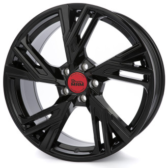 Lot de 4 jantes MAM RS5 en 18x8, entraxe 5X108, ET40, finition noir.