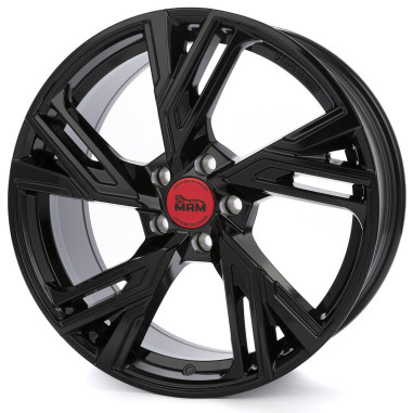 Lot de 4 jantes MAM RS5 en 18x8, entraxe 5X108, ET40, finition noir.